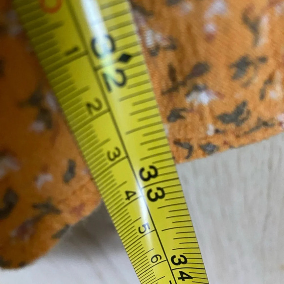 Wild Fable Flowy Tiered Babydoll Dress in Yellow Floral Sz M - Picture 10 of 10